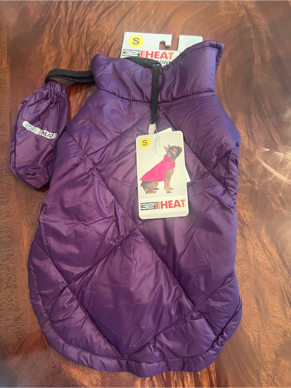 32 Degrees Ultra Light DownDog Coat Size Small NWT